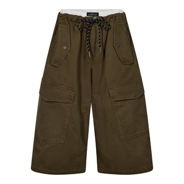 Haute L' Amitié - Pull On Cargo Bermudas - Army